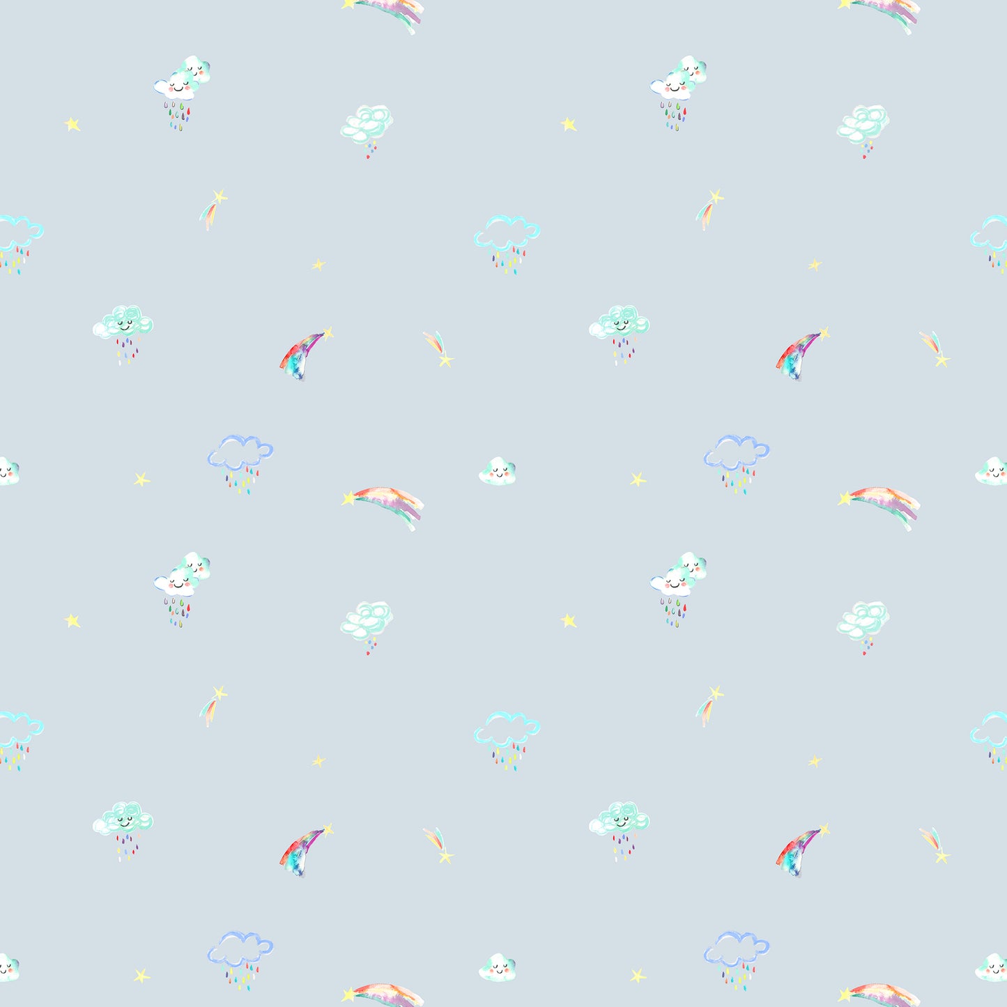 Rainbow Stone Oil Cloth Metre