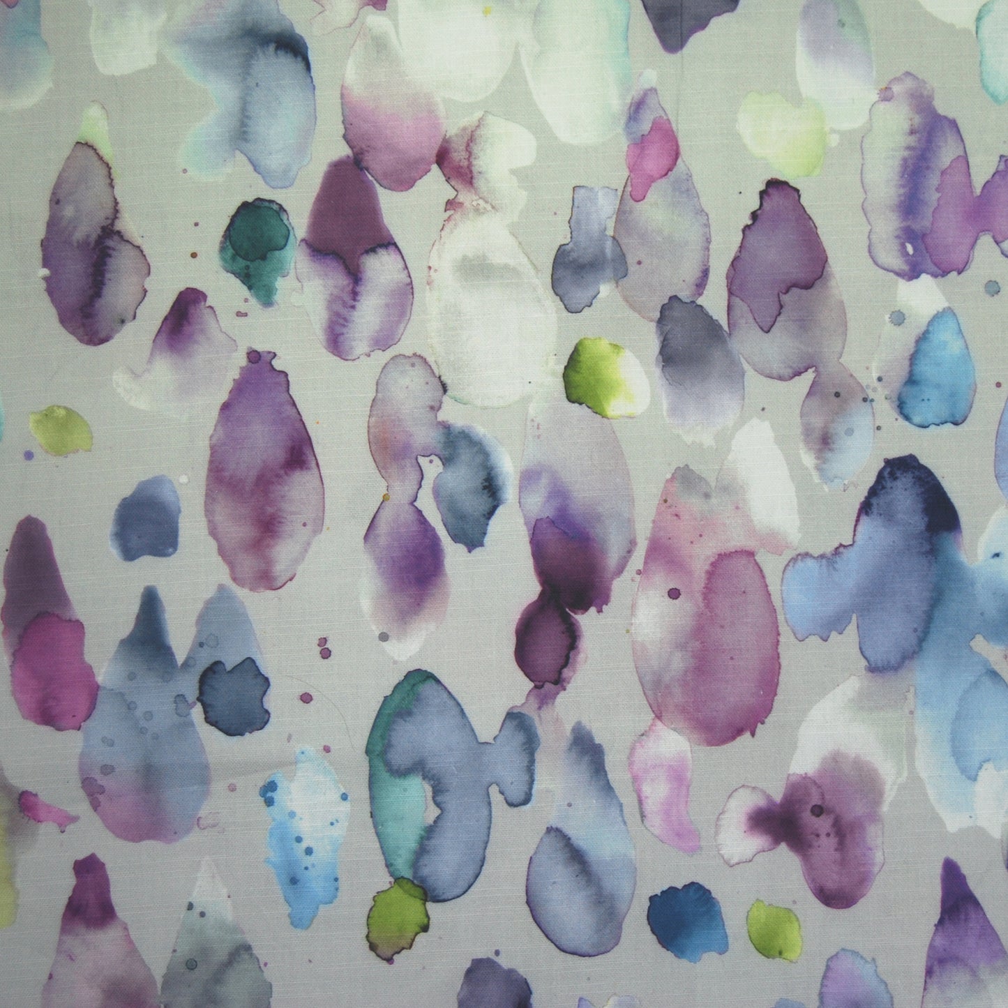 Raindrops 145Cm Ann Fabric Metre - Damson