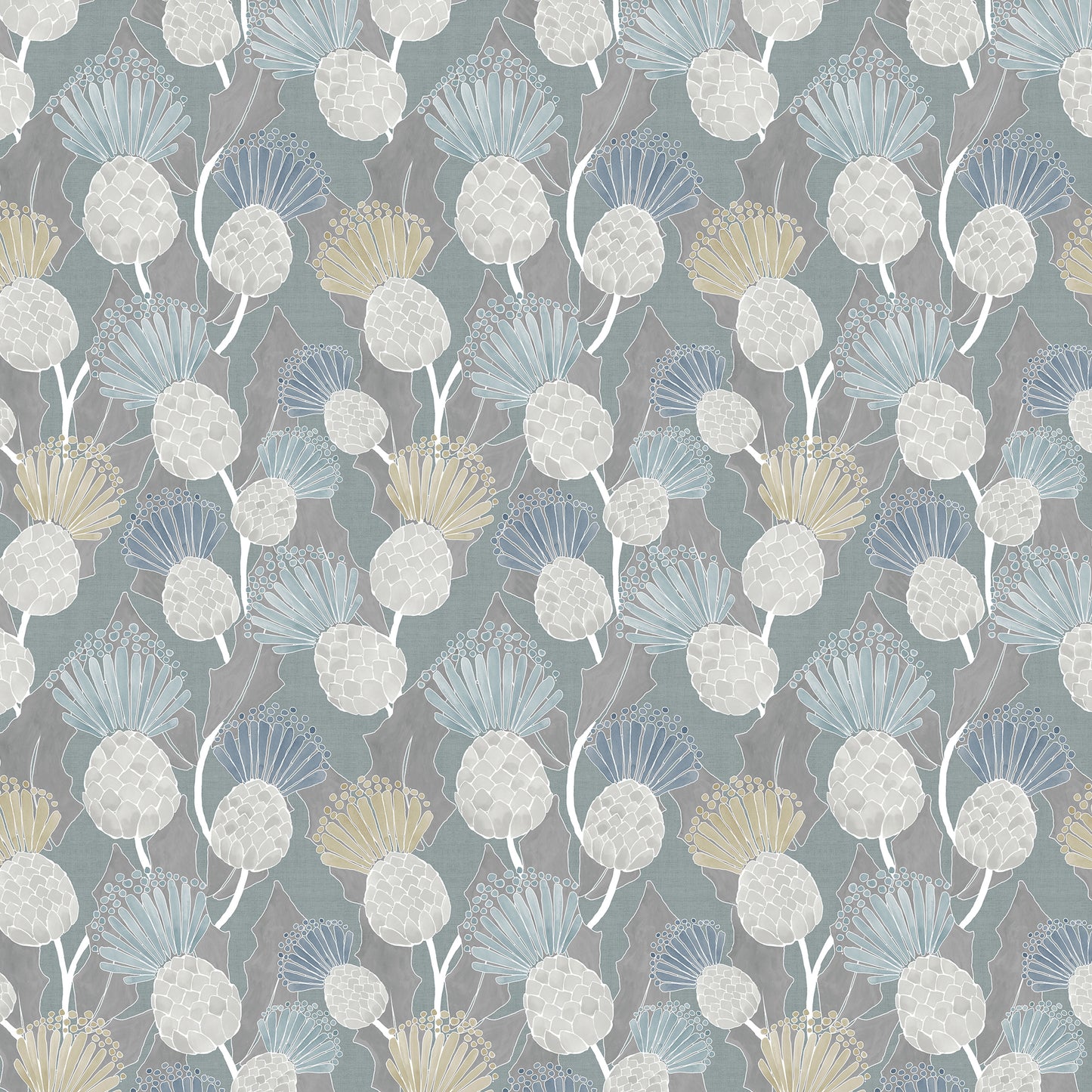Reyne 147Cm Helena Fabric - Duck Egg Sample