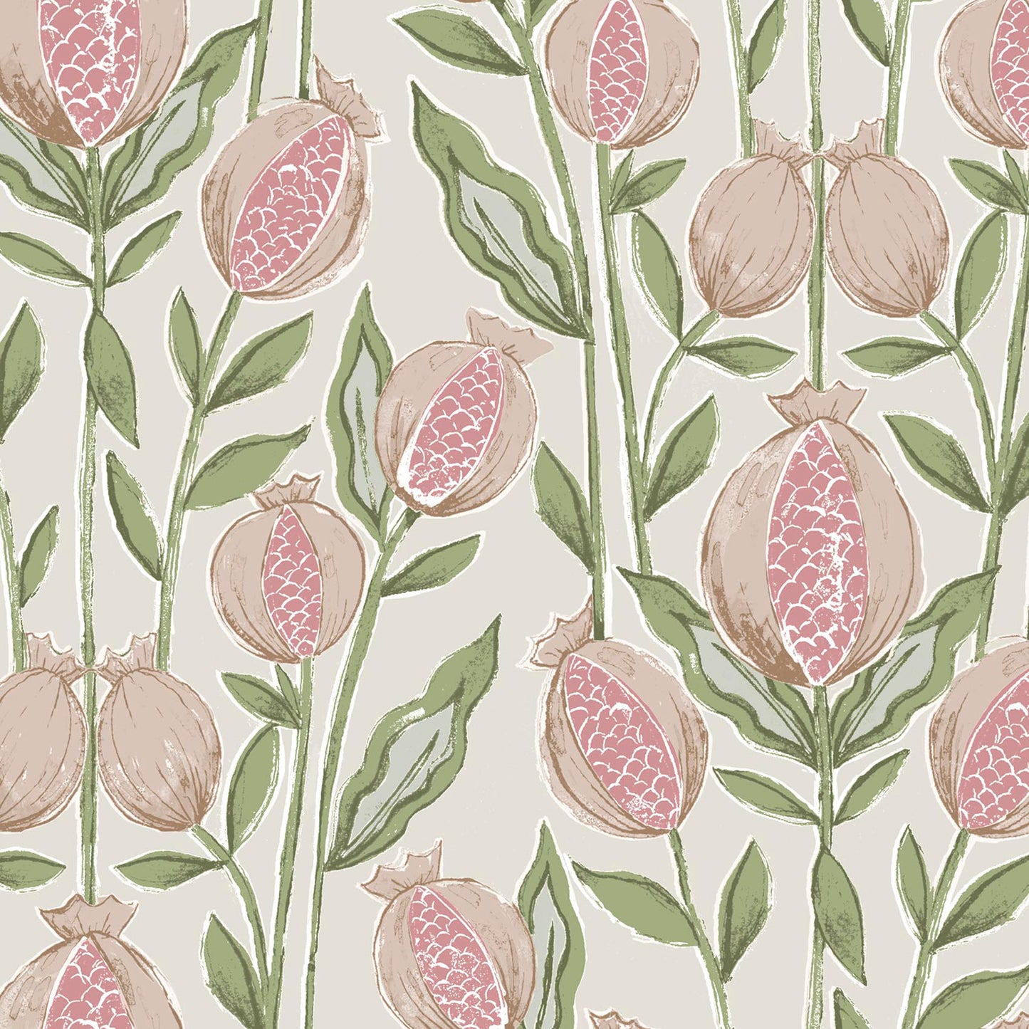 Rithani 147Cm Helena Fabric Metre - Blush Cream