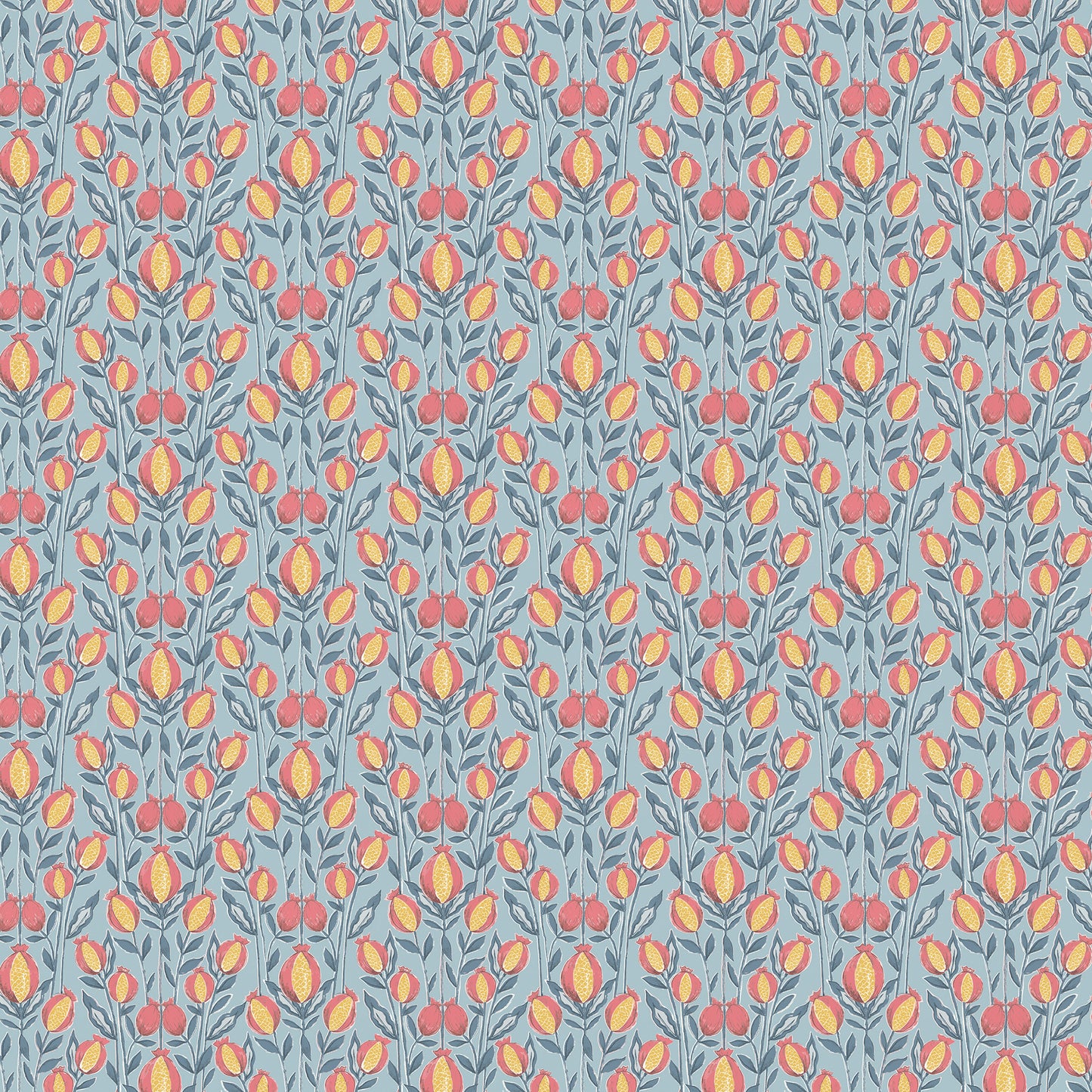 Rithani 147Cm Helena Fabric Metre - Cornflower