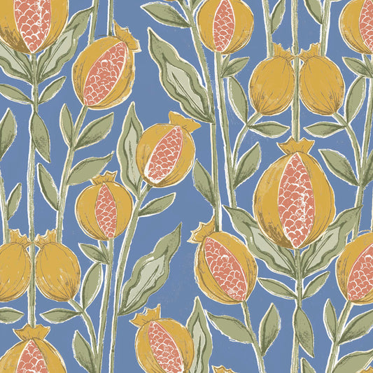 Rithani 147Cm Helena Fabric Metre - Denim