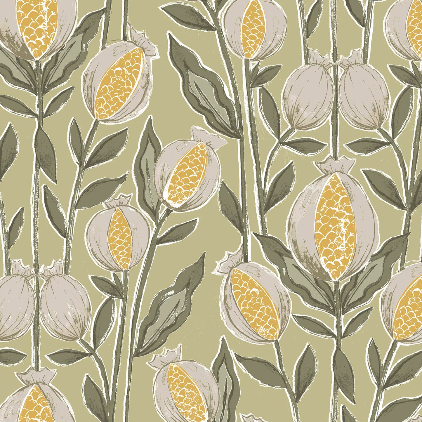 Rithani 147Cm Helena Fabric - Pistachio Sample