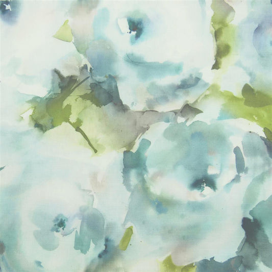 Rosa 145Cm Ann Fabric - Duck Egg Sample