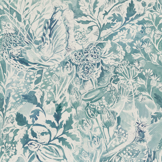 Rothesay 145Cm Fiona Fabric Metre - Duck Egg