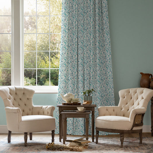 Saana Fabric Sample - Teal