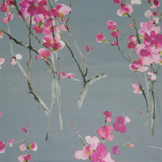 Saville 145Cm Ann Fabric - Blossom/Slate Sample