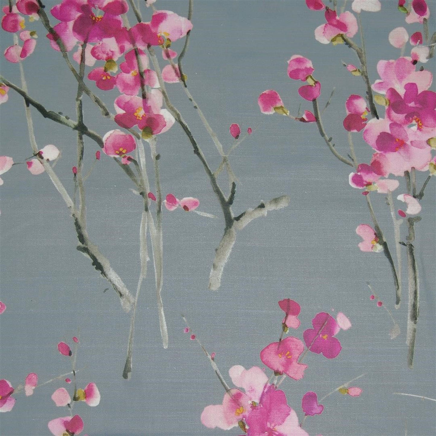 Saville 145Cm Ann Fabric Metre - Blossom/Slate