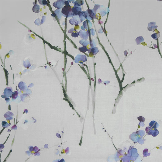 Saville 145Cm Ann Fabric - Violet/Stone Sample