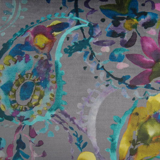 Shrabana 140Cm  Fabric Metre - Peacock