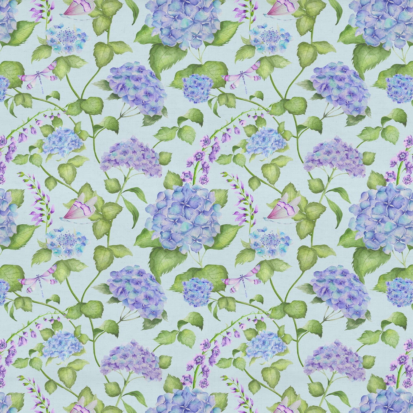 Sylvana 140Cm Fabric Metre Duck Egg Blue
