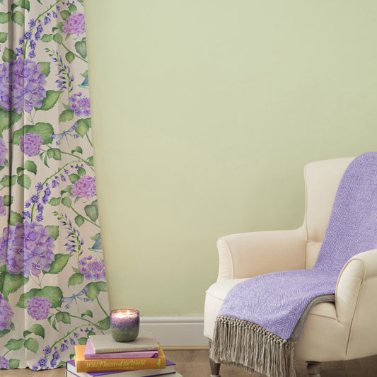 Sylvana 140Cm Fabric Metre Violet