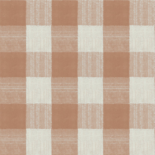 Tamar 140Cm Kim Fabric Metre - Rust
