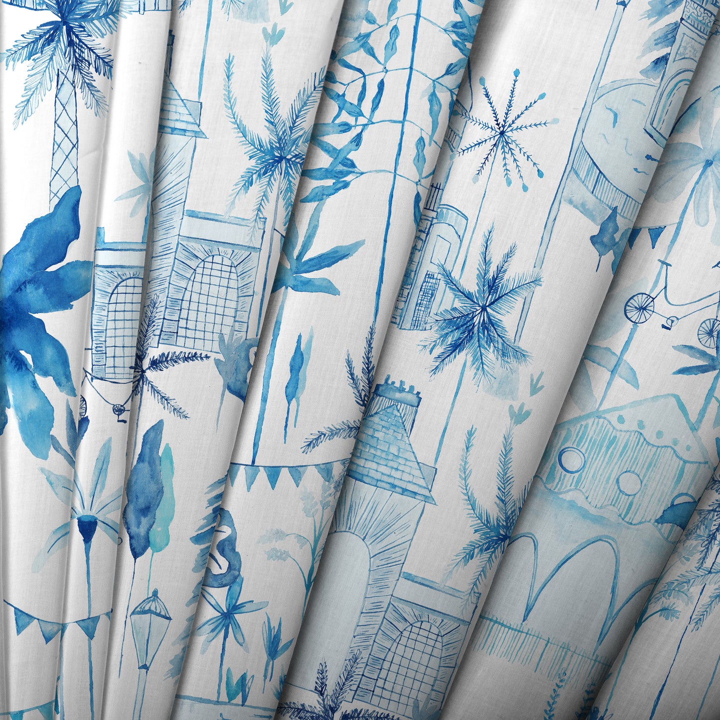 Tellaro Fabric Sample - Cobalt