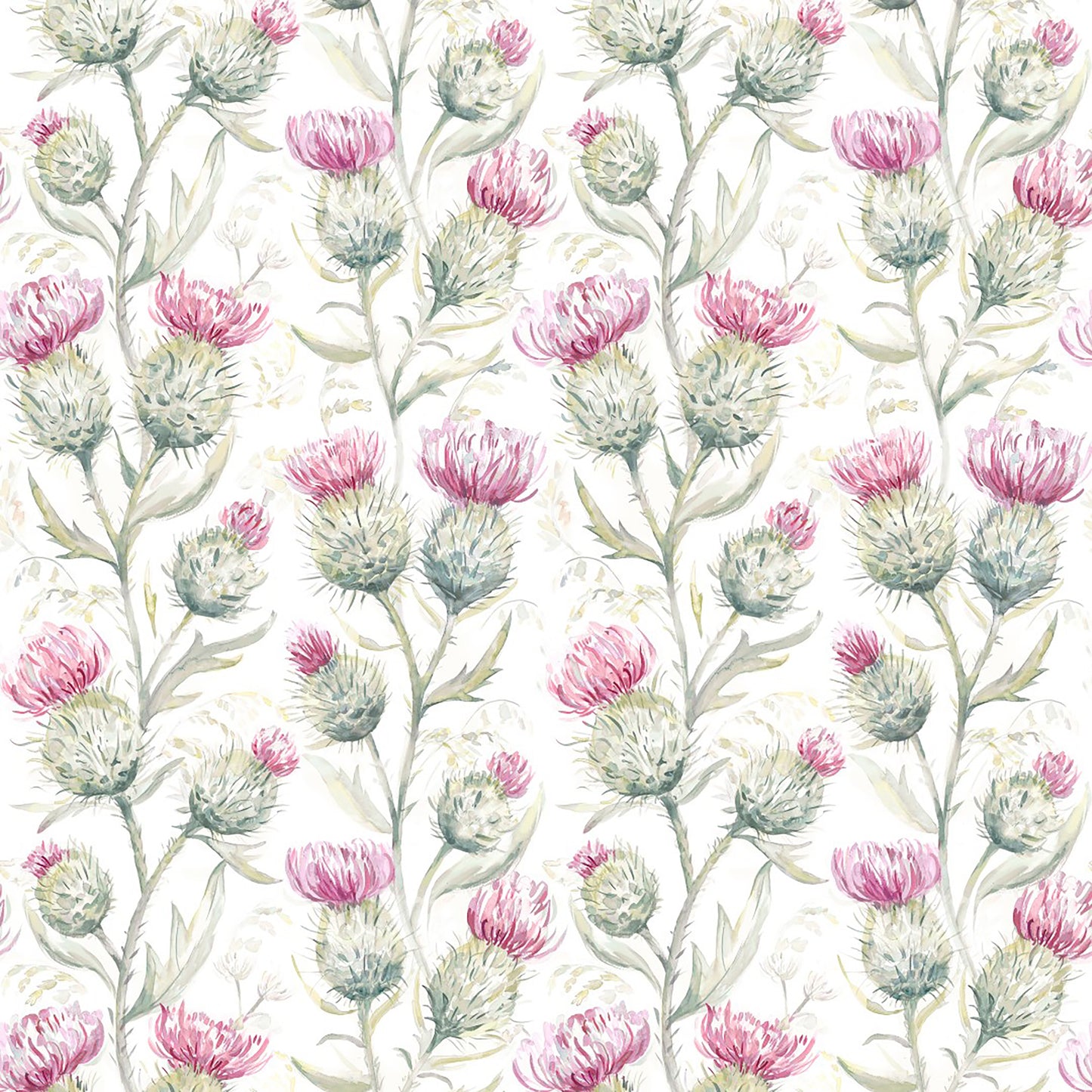 Thistle Glen 140Cm Sasha Linen Fabric Metre - Summer