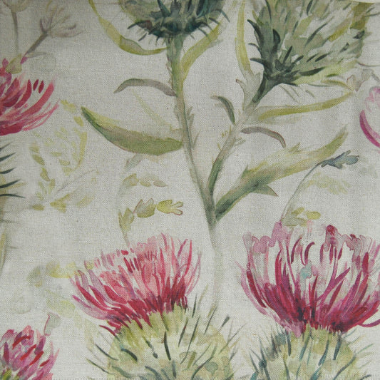 Thistle Glen 140Cm Sasha Linen Fabric Metre - Summer