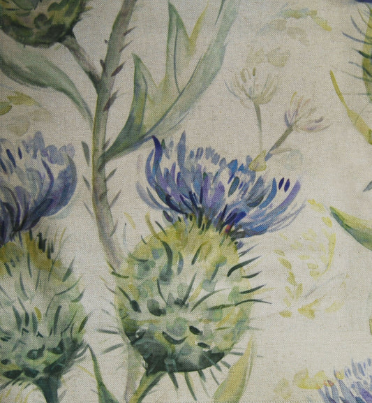 Thistle Glen 140Cm Sasha Linen Fabric - Winter Sample