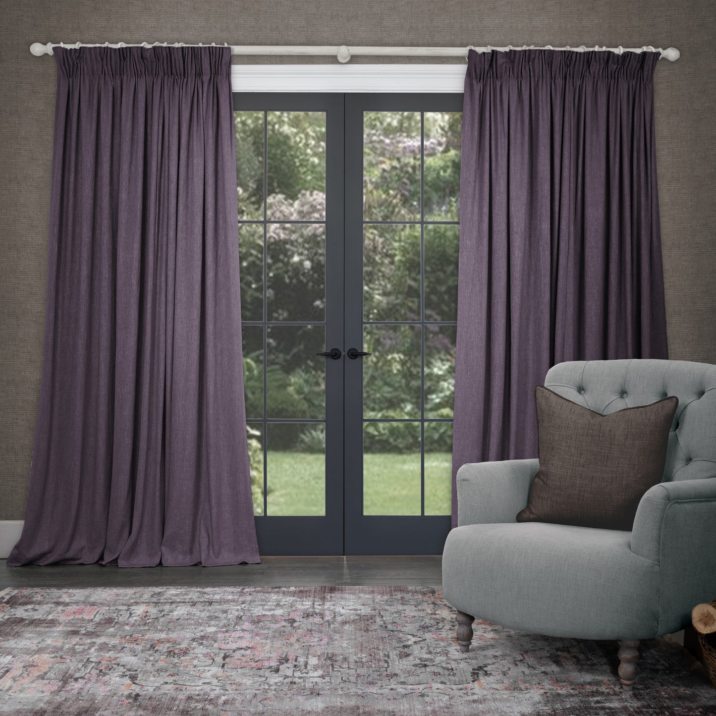 Tivoli 138Cm Fabric Grape Sample