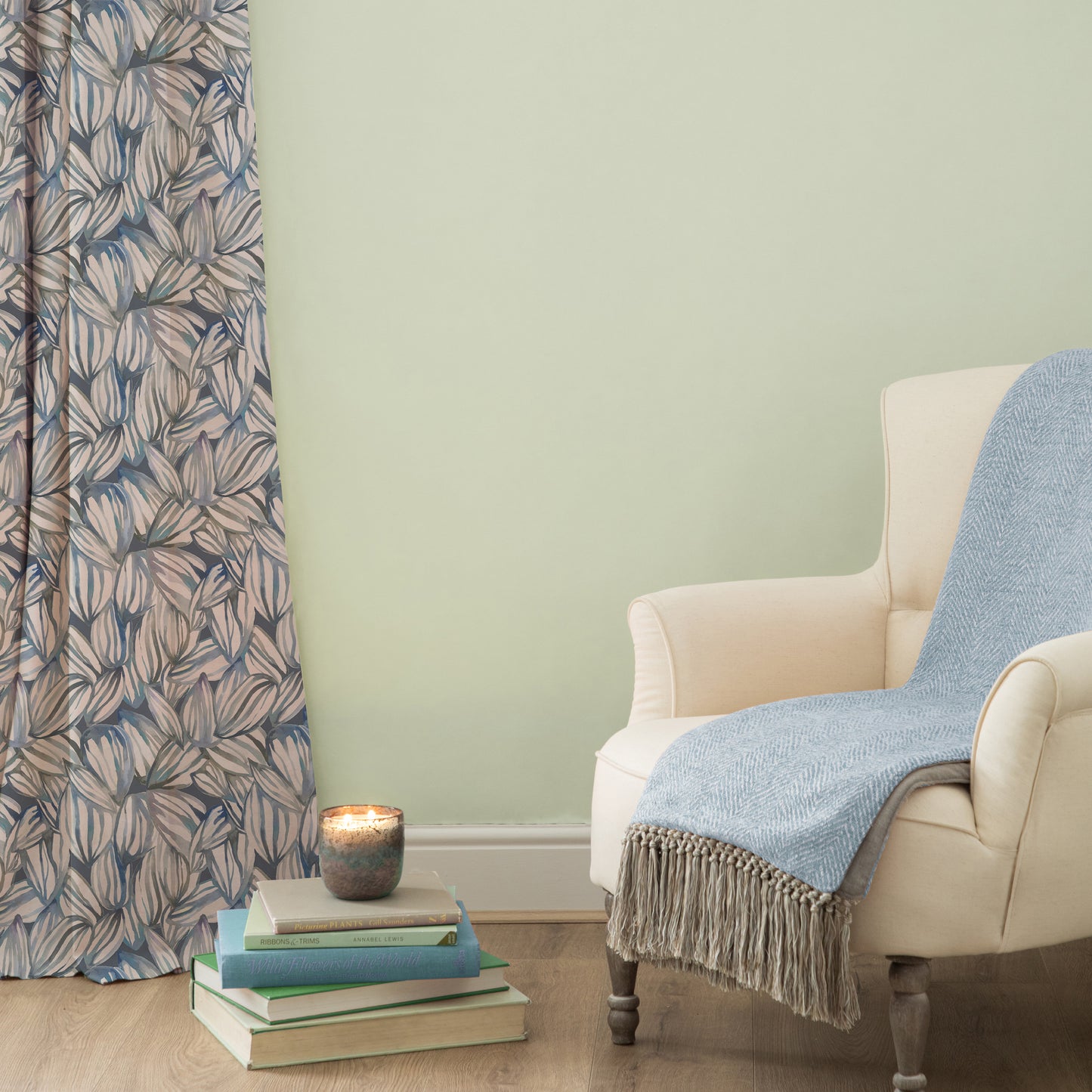 Topia 138Cm Sophie Fabric - Cobalt Sample