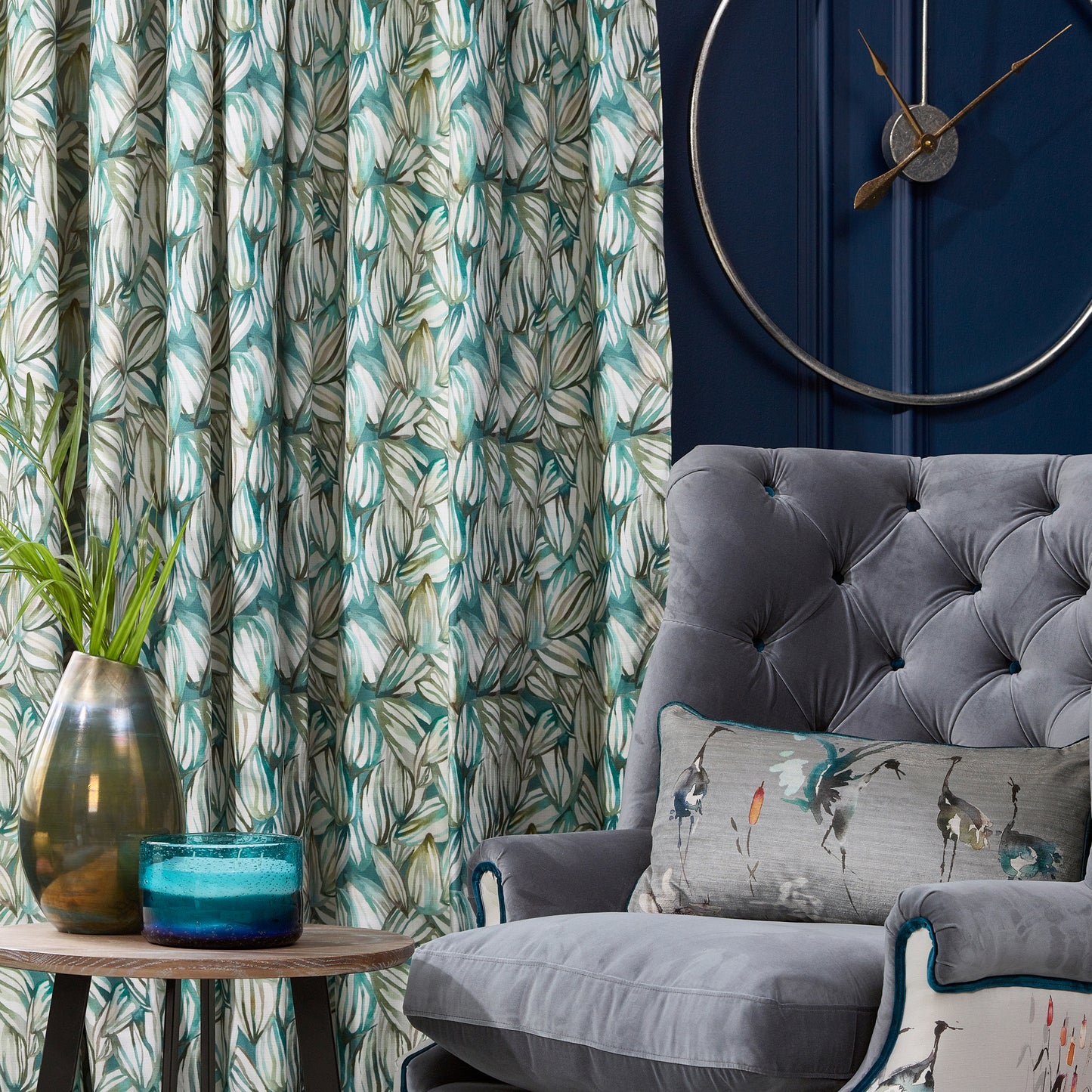 Topia 138Cm Sophie Fabric - Emerald Sample