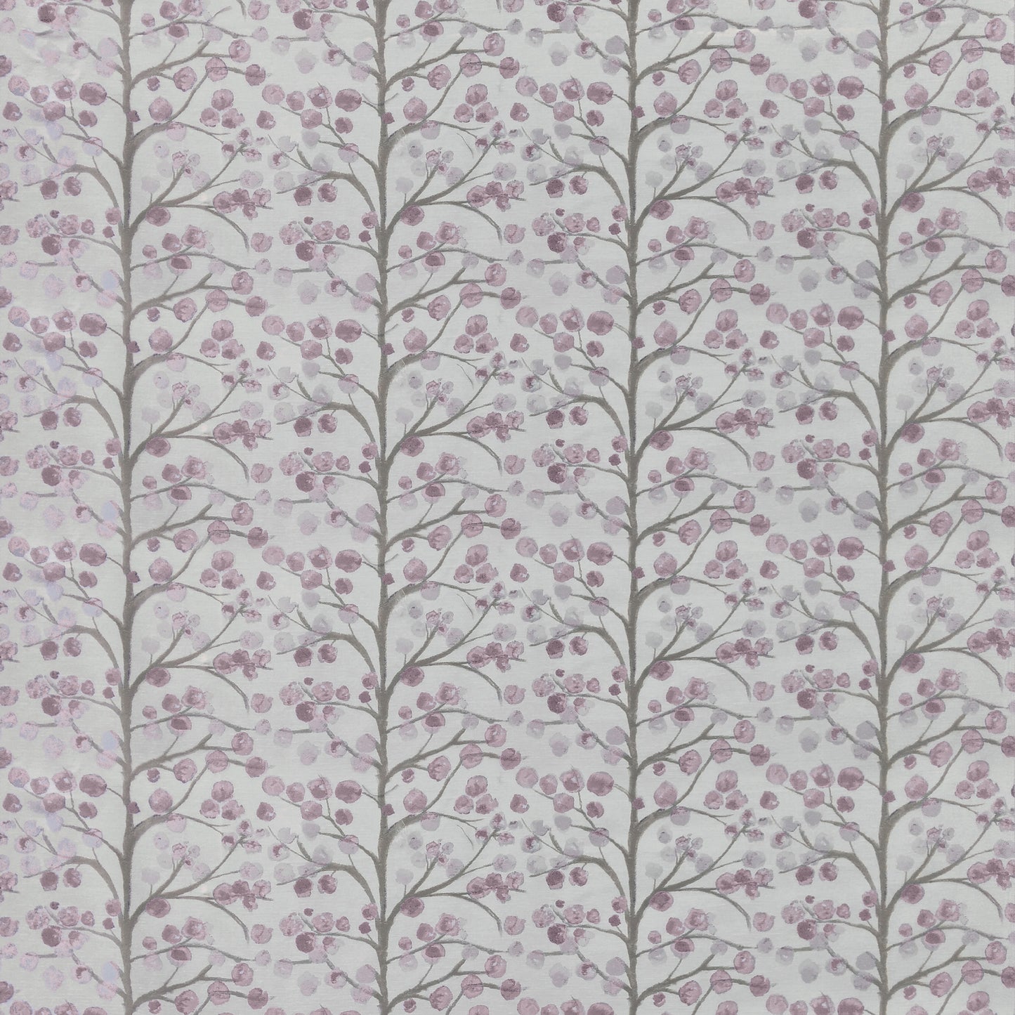 Topola 140Cm Fabric Damson Sample