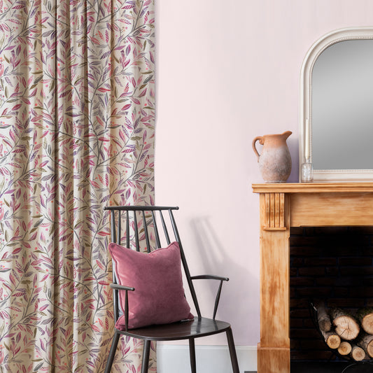 Torquay 145Cm Fiona Fabric - Berry Sample