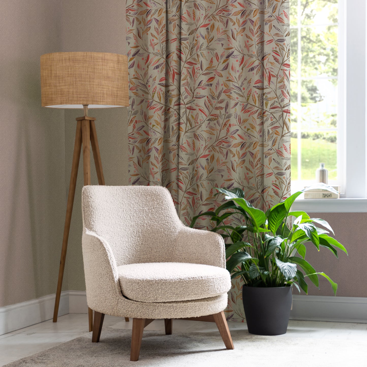 Torquay 145Cm Fiona Fabric - Russett Sample