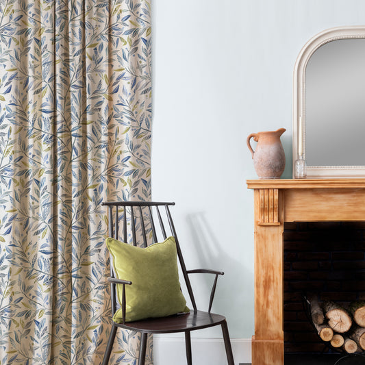 Torquay 145Cm Fiona Fabric Metre - Skylark