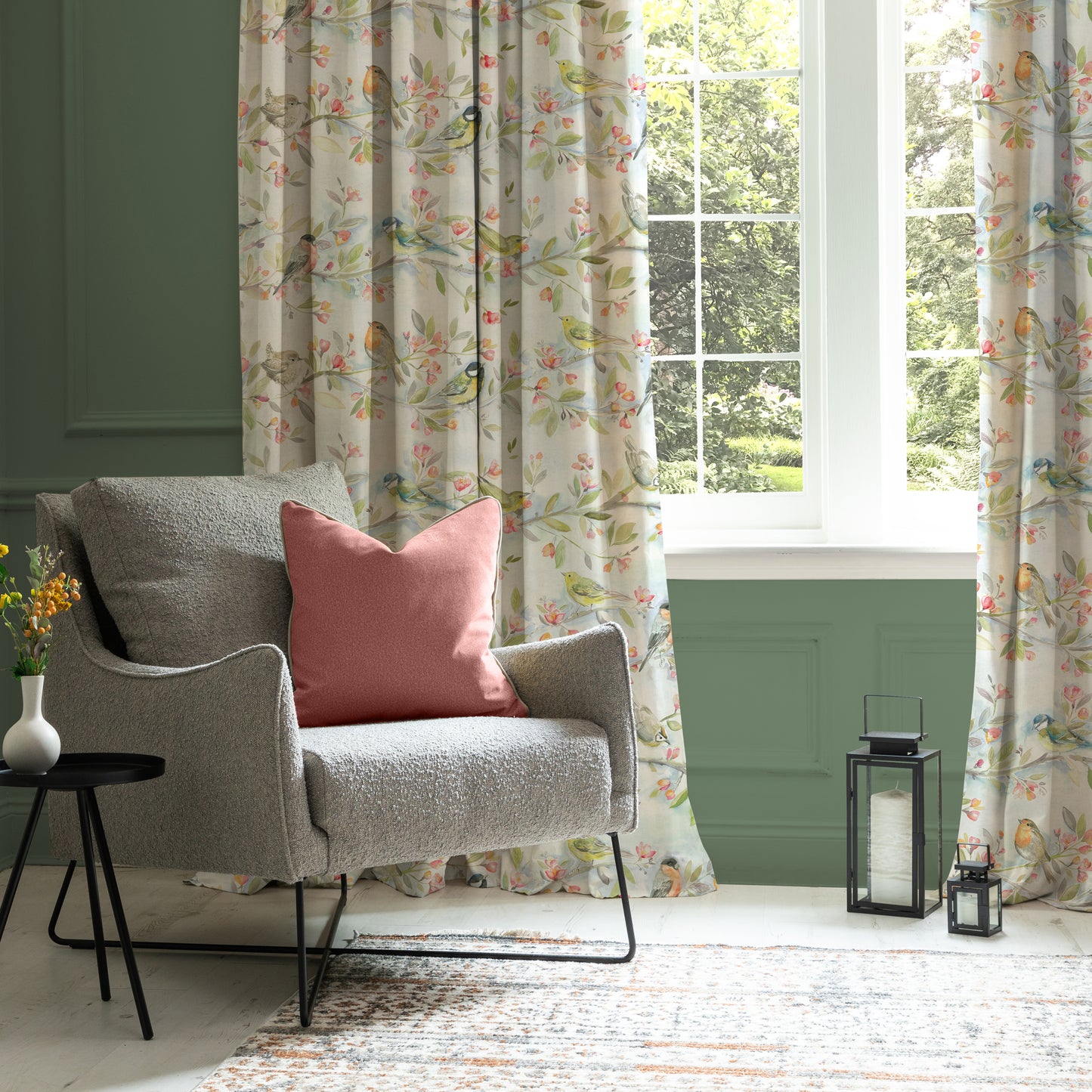 Tweet 140Cm Sasha White Fabric Metre - Cream