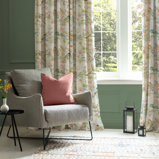 Tweet 140Cm Sasha White Fabric Metre - Cream
