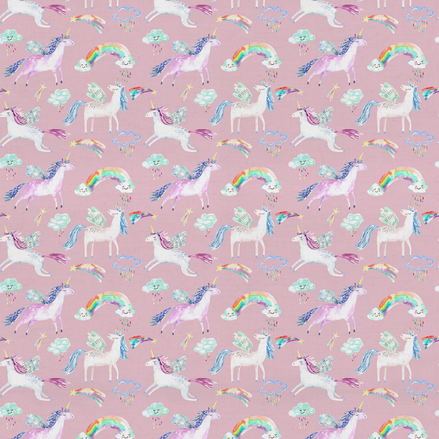 Unicorn Dance 145Cm Ann Fabric Metre - Blossom