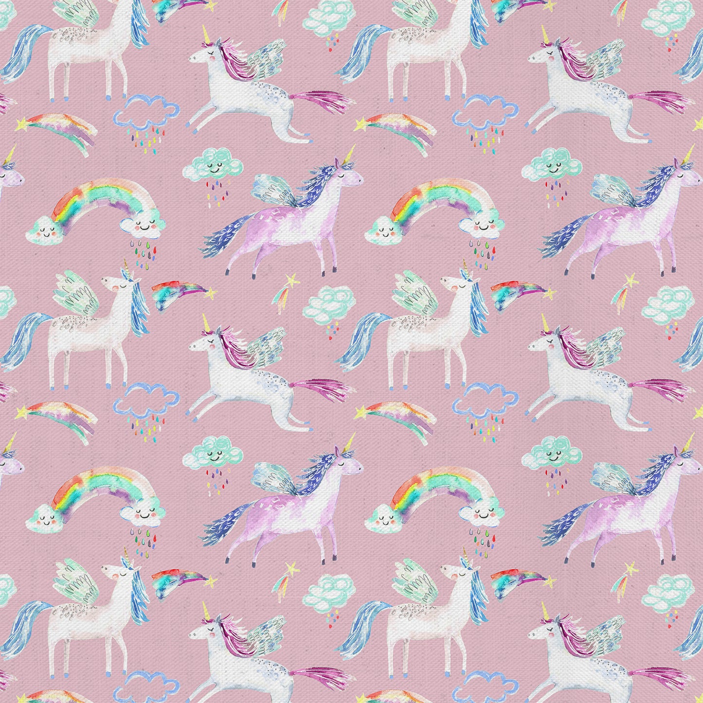 Unicorn Dance 145Cm Ann Fabric Metre - Blossom