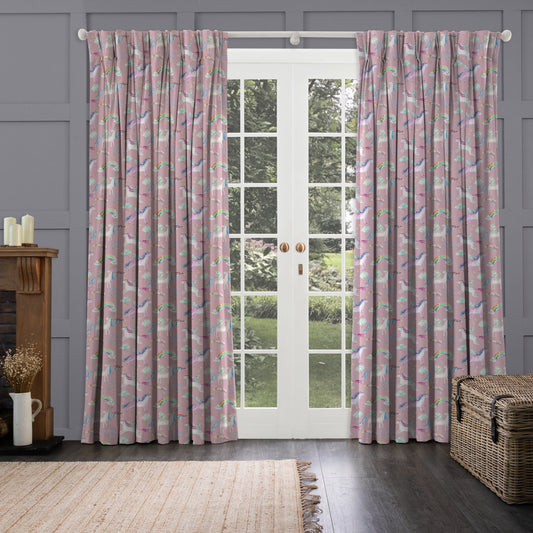 Unicorn Dance 145Cm Ann Fabric Metre - Blossom