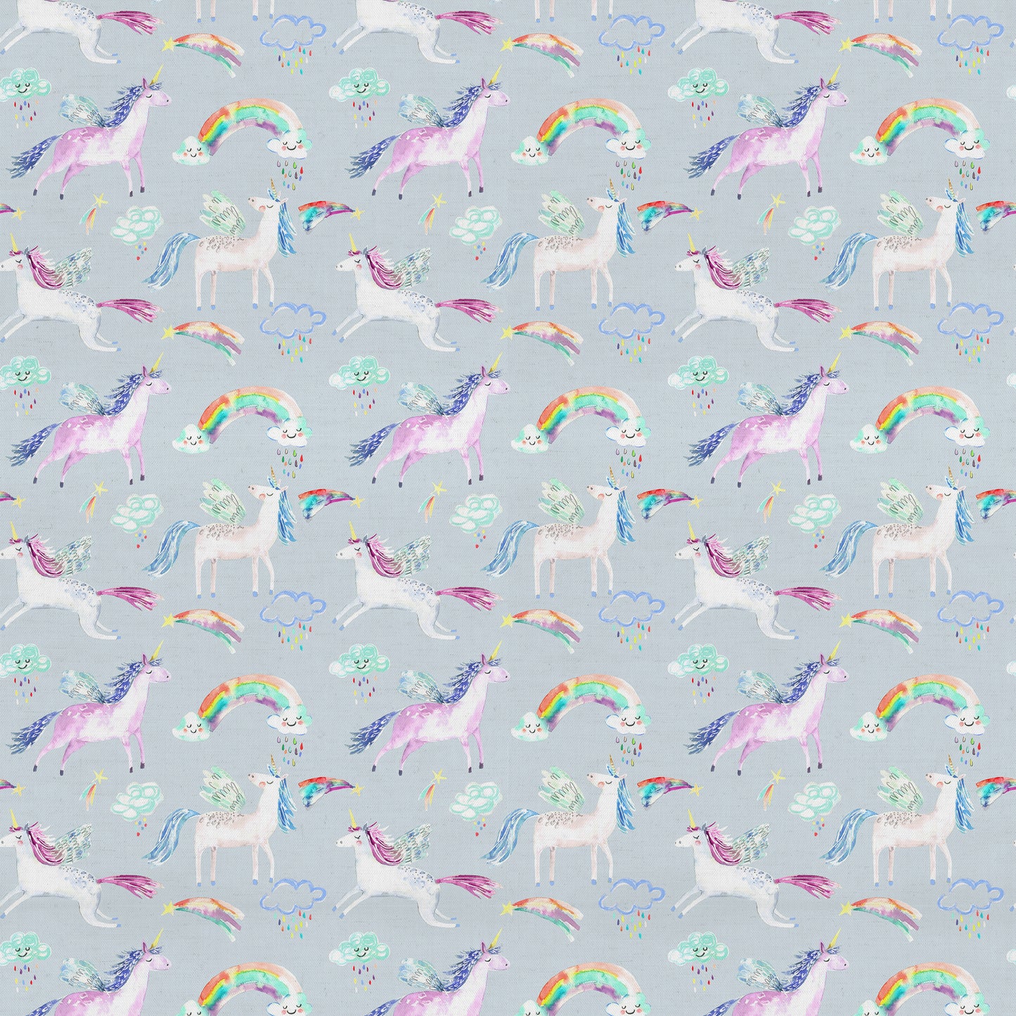 Unicorn Dance 145Cm Ann Fabric Metre - Stone