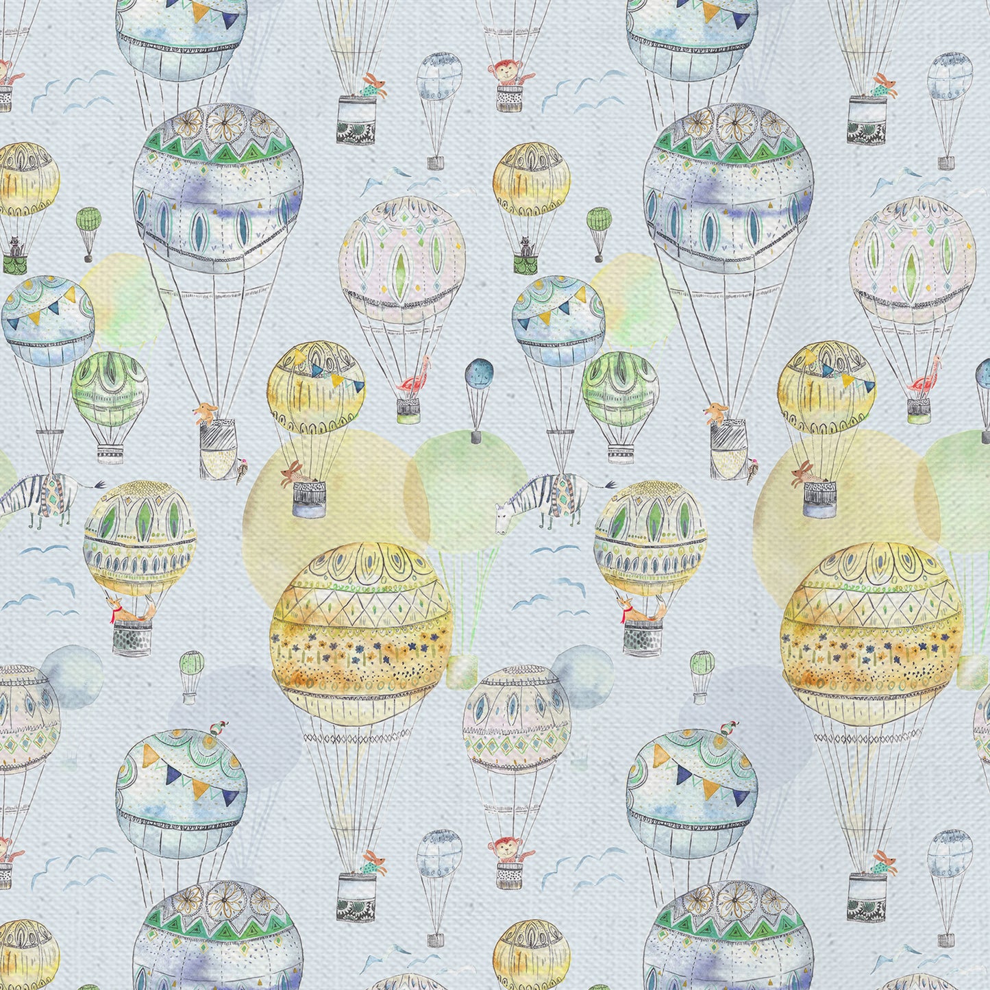Up And Away 145Cm Ann Fabric - Citrus Sample