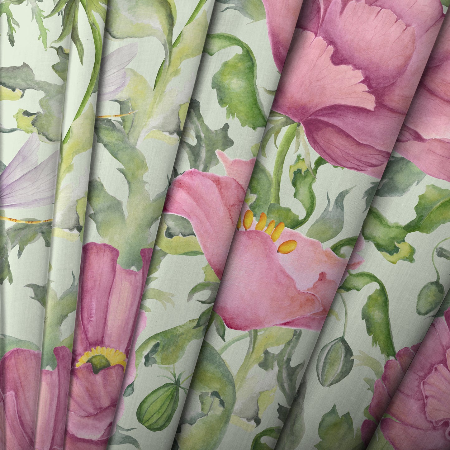 Valeria Fabric Sample - Sage