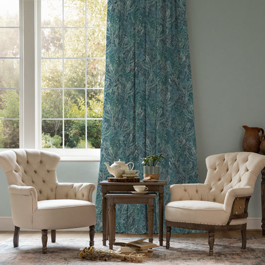 Valetta 140Cm Fabric Metre Teal