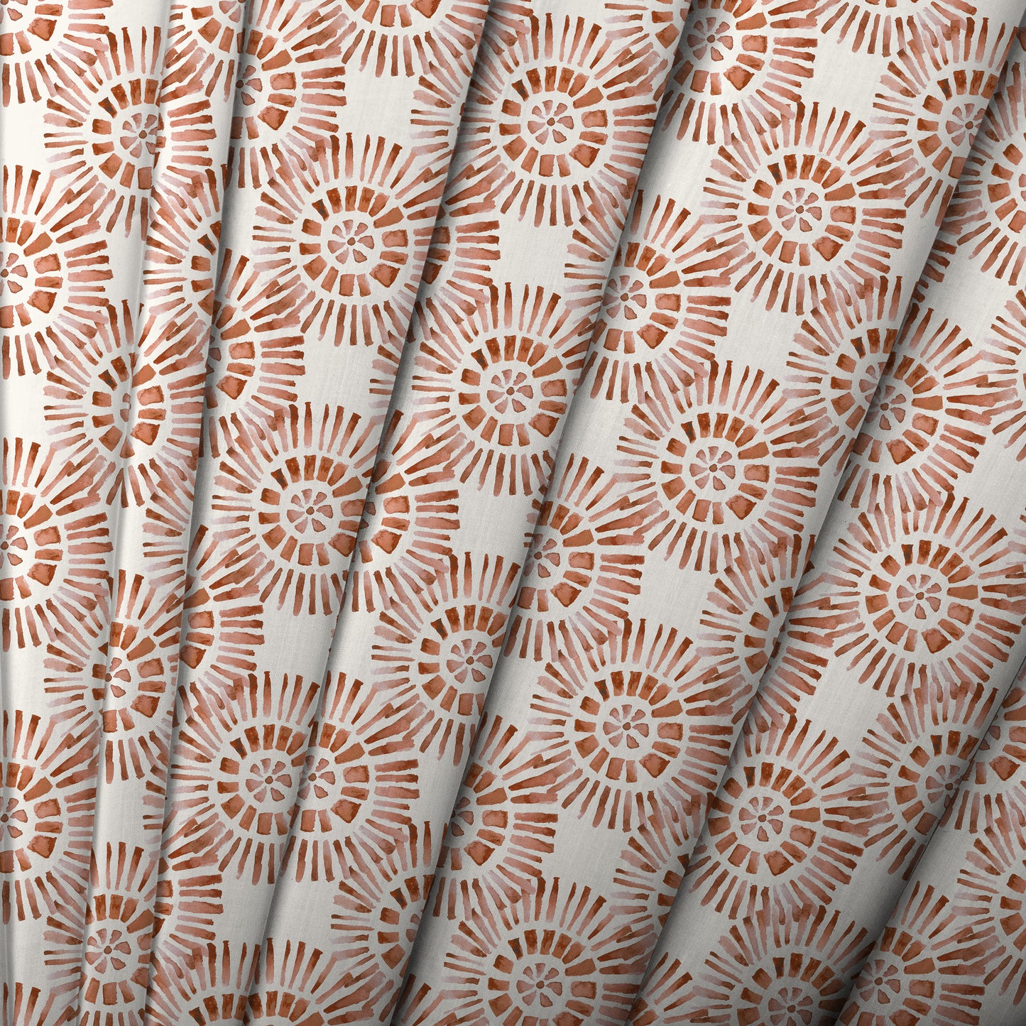 Vali 140Cm Fabric Metre Terracotta