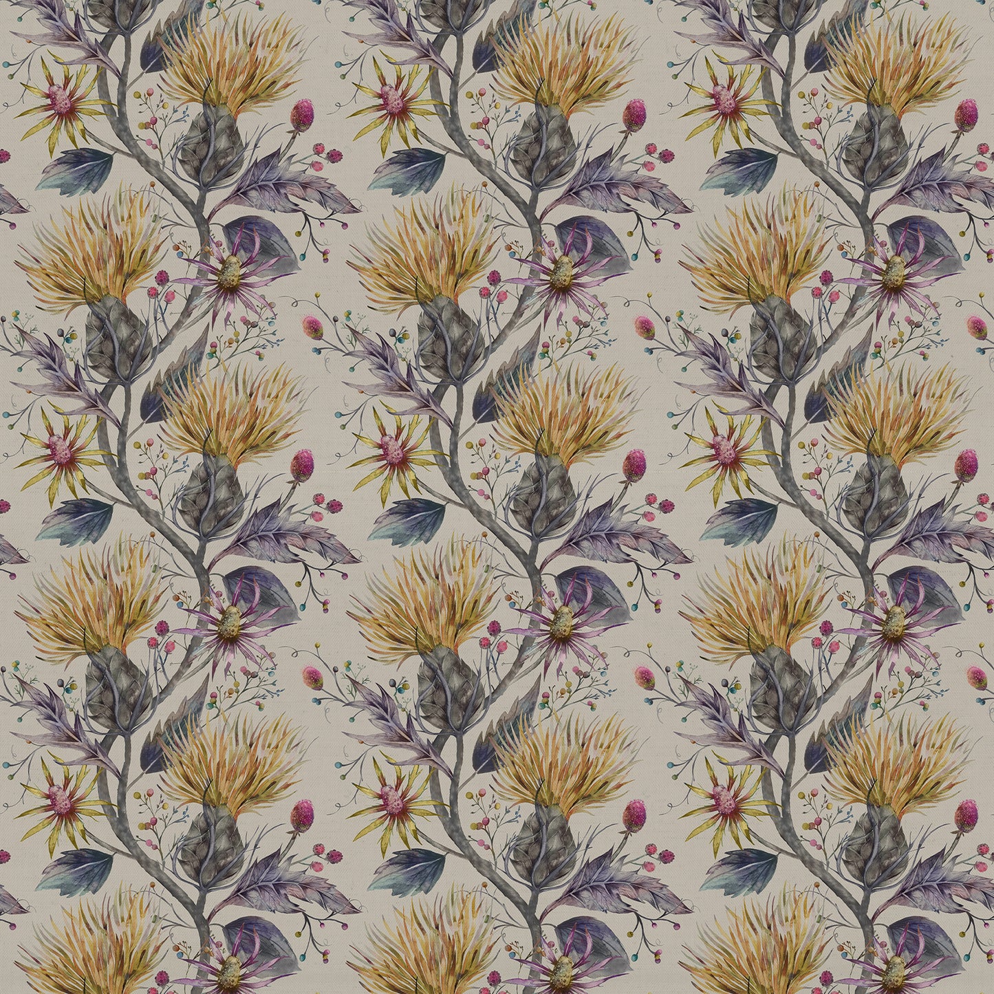 Varys 145Cm Fiona Fabric - Gold Sample