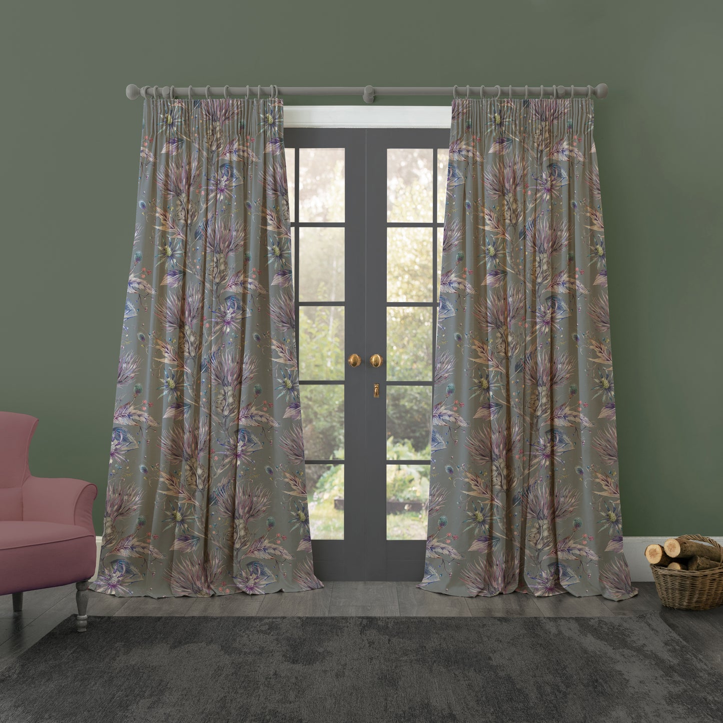 Varys 145Cm Fiona Fabric - Kyanite Sample
