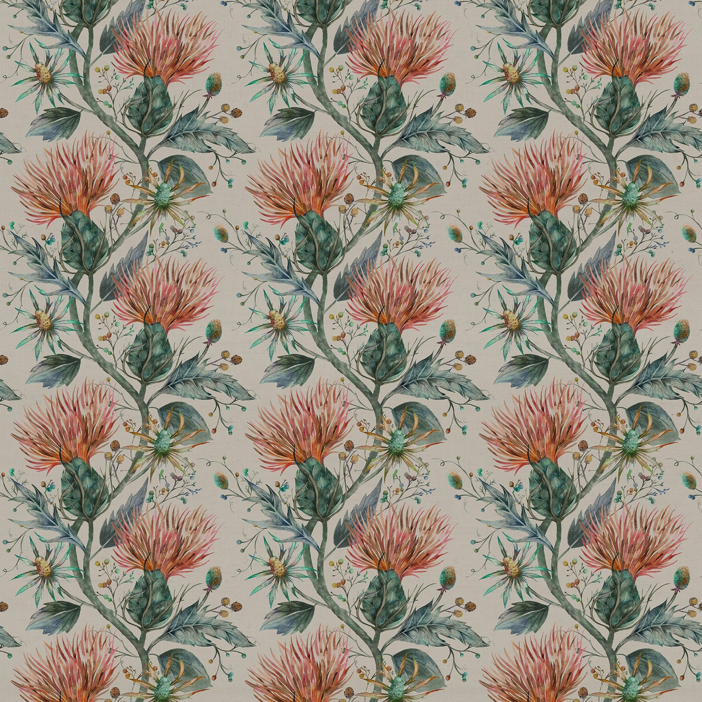 Varys 145Cm Fiona Fabric - Sapphire Sample