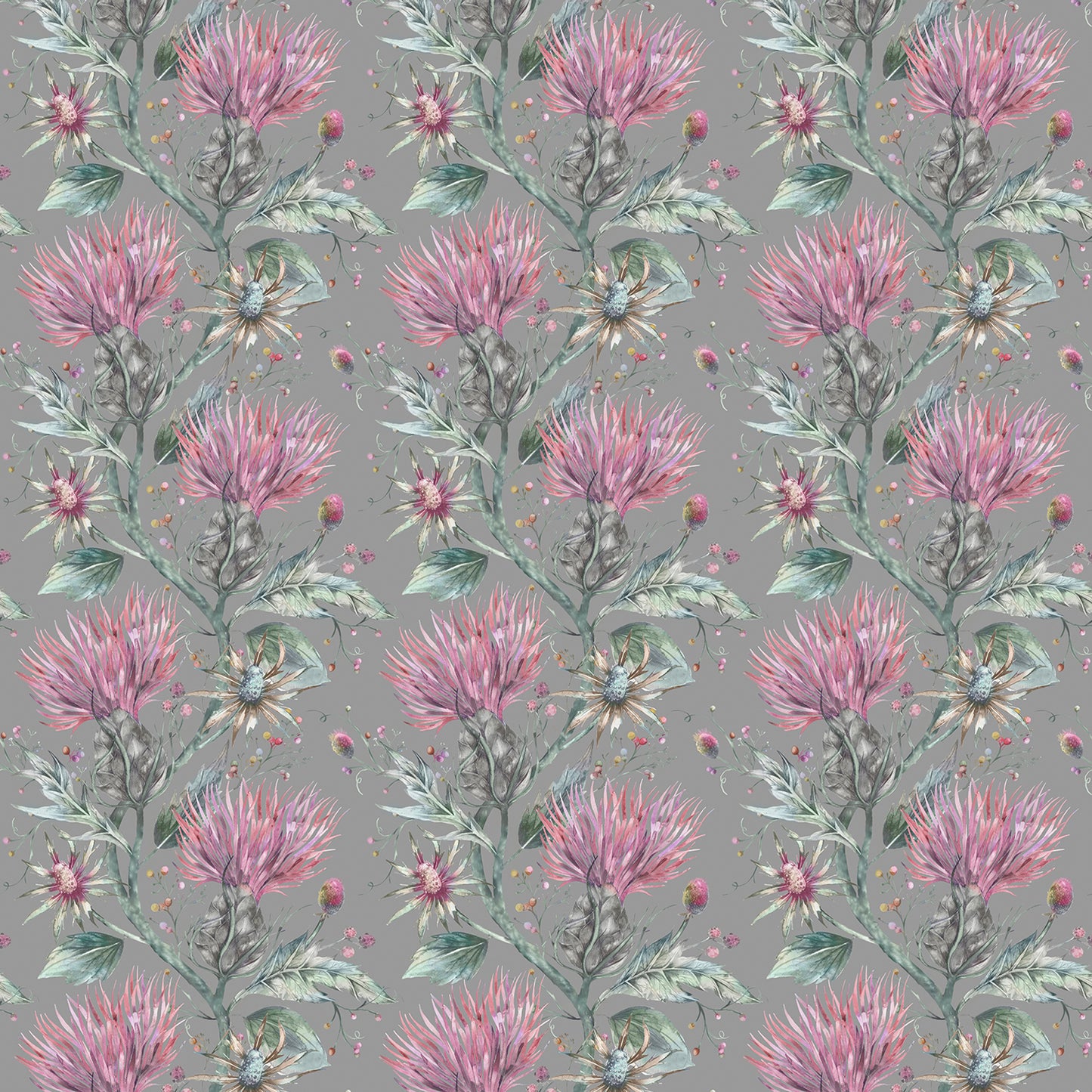 Varys 145Cm Fiona Fabric - Slate Sample