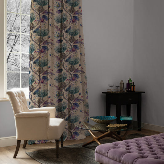 Varys 145Cm Fiona Fabric - Storm Sample