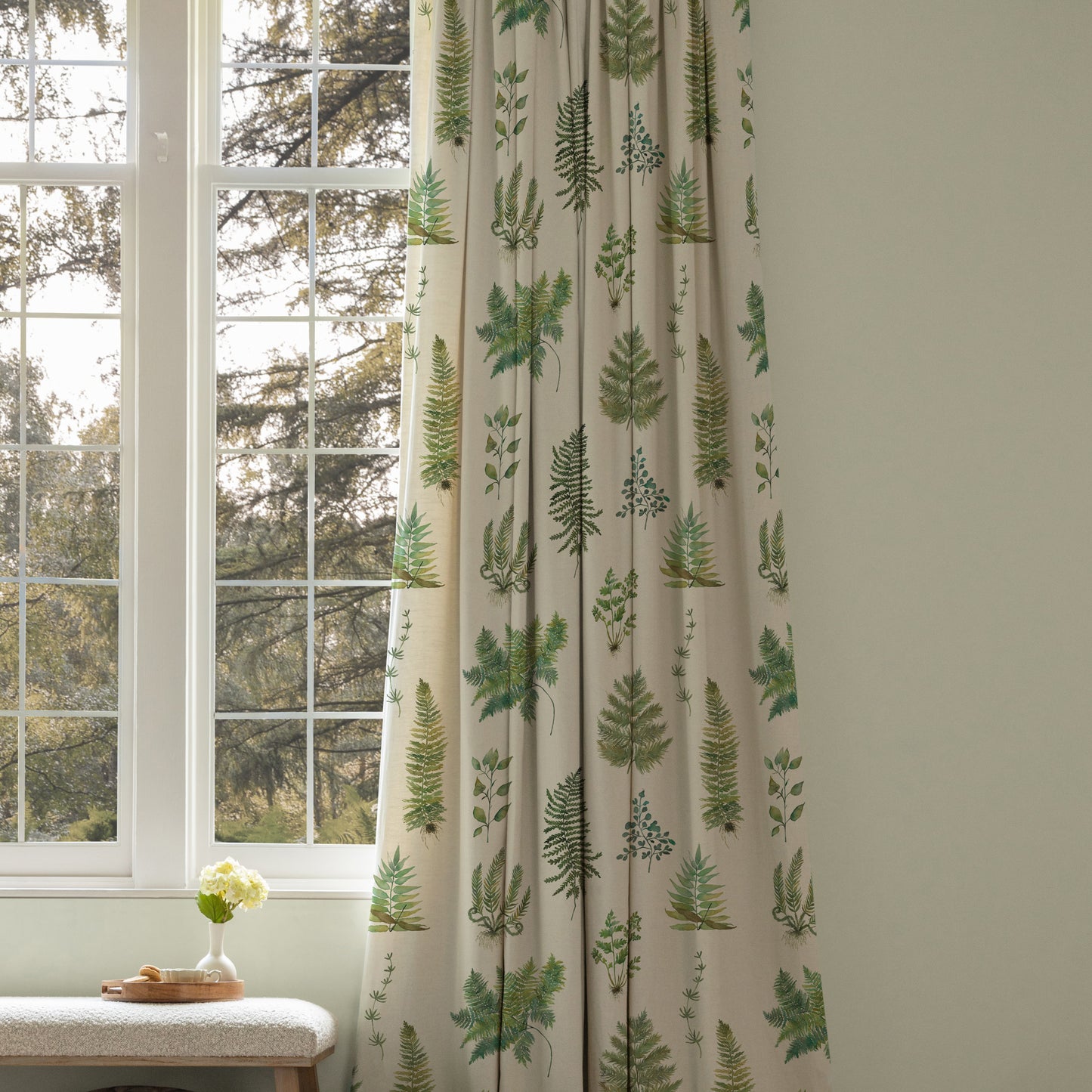 Verbena Fabric Sample - Linen