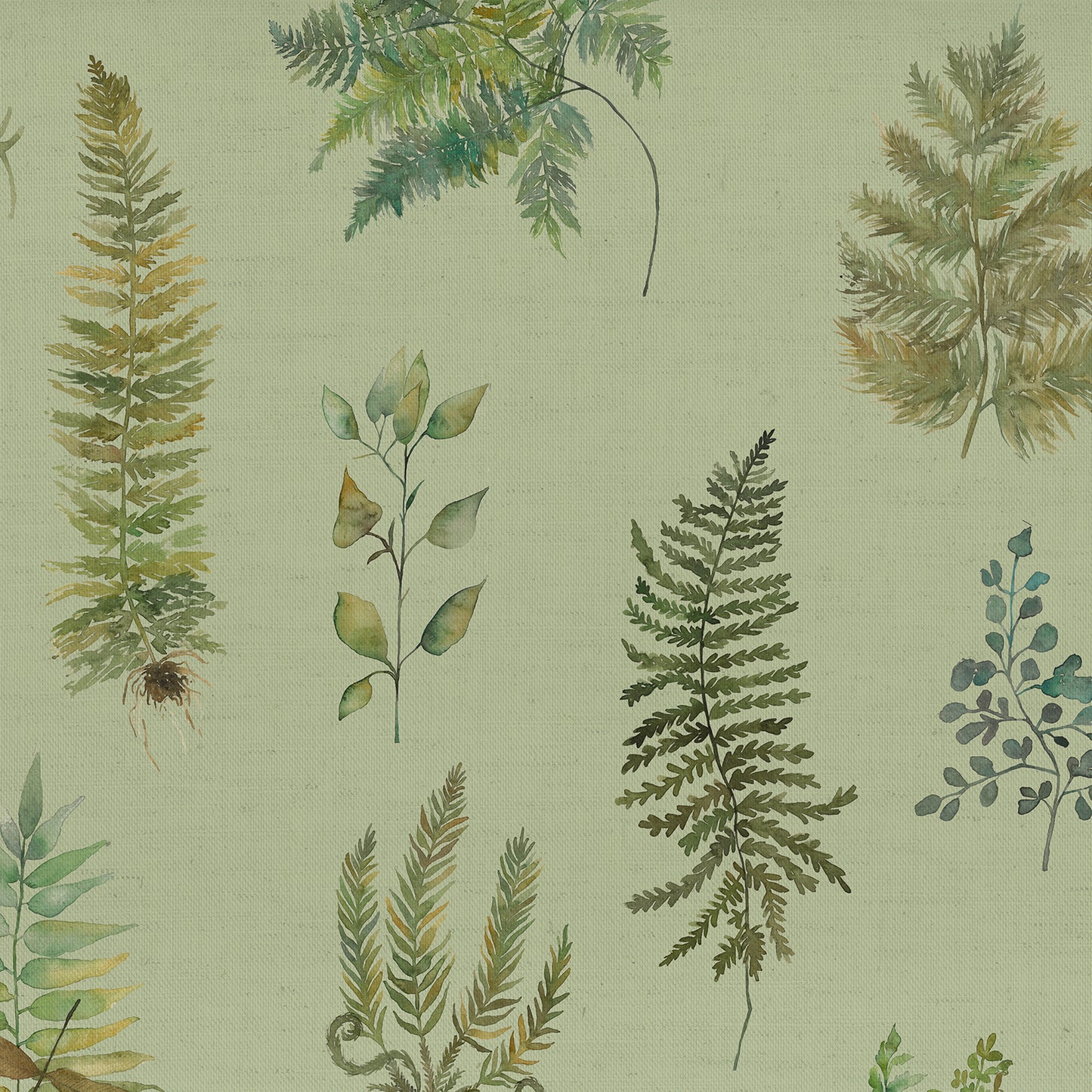 Verbena 140Cm Fabric Metre Sage