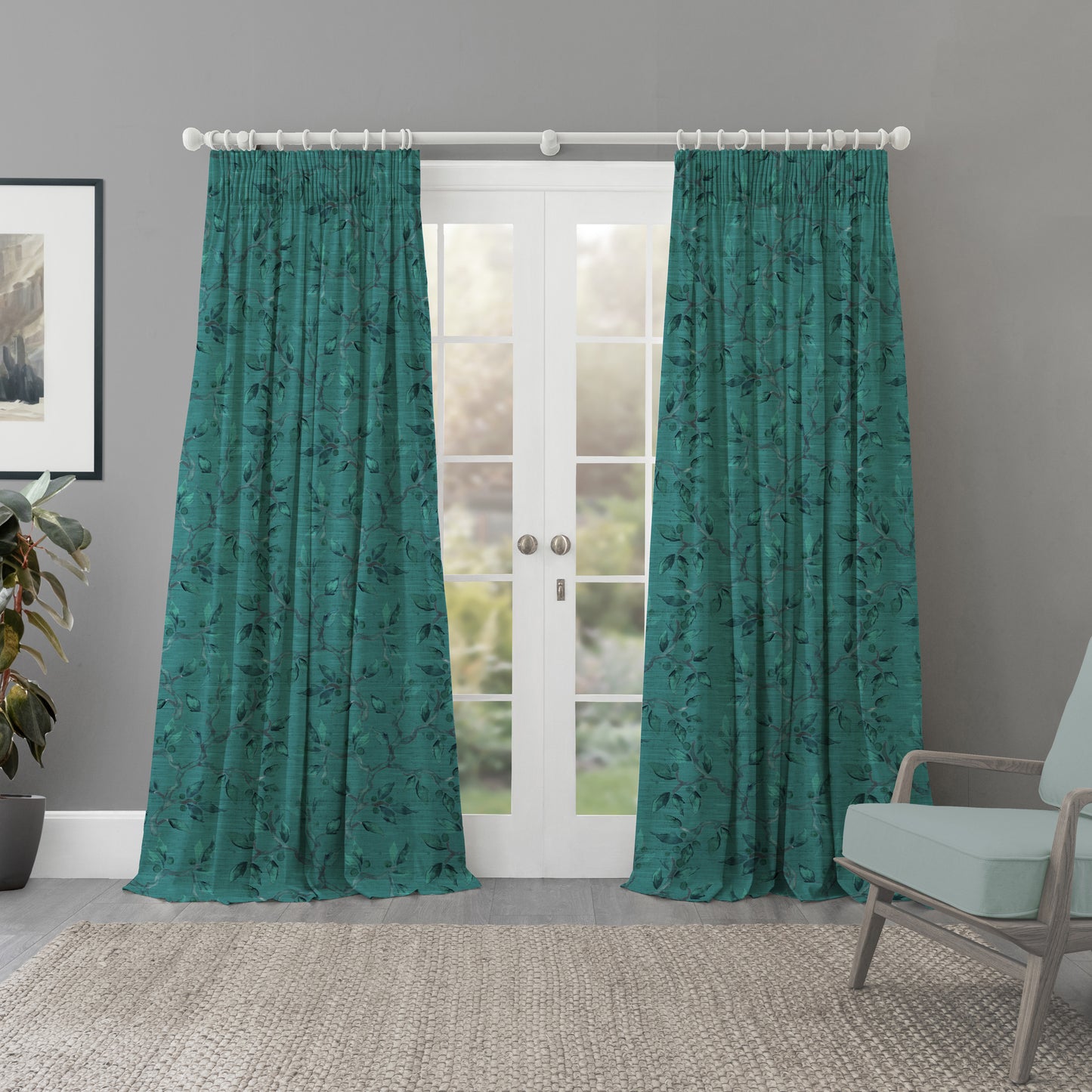 Vesper 138Cm Hamish Fabric - Azurite Sample