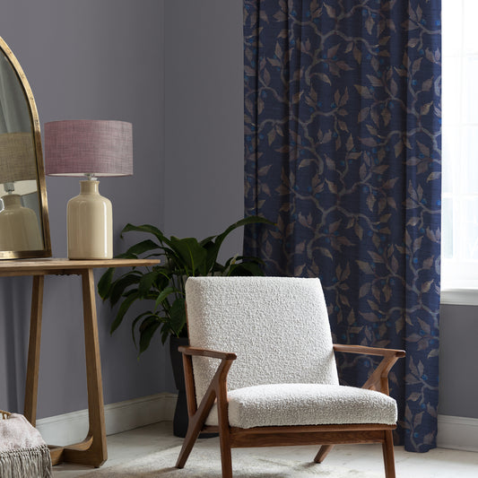 Vesper 138Cm Hamish Fabric - Sapphire Sample