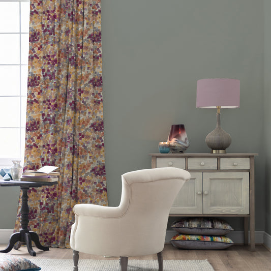 Vicente 140Cm Westin Silver Fabric - Elderberry Sample