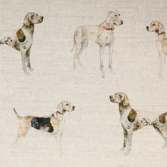 Walkies 140Cm Sasha Linen Fabric Metre - Linen