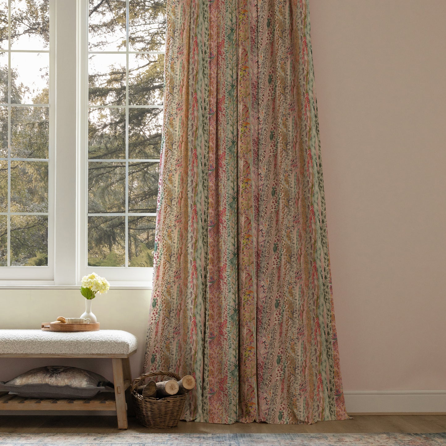 Whimsical Tale Fabric Metre - Blush